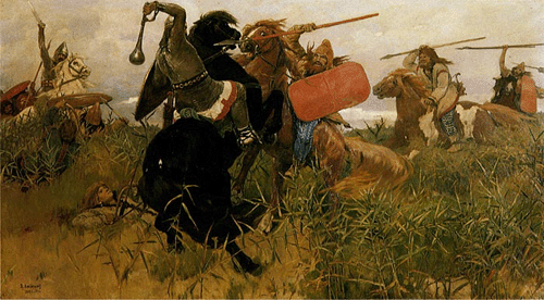 Васнецов В. М. "Битва скифов со славянами" Битва скифов
