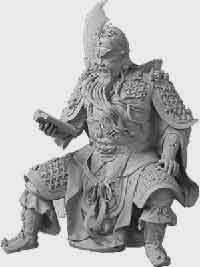 Статуя китайского военноначальника