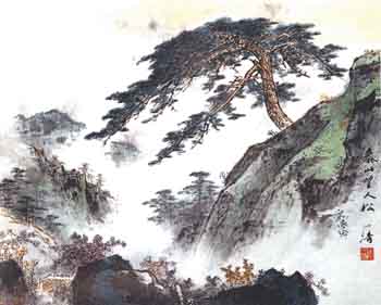 Китайская живопись. Рисунок на бумаге 19