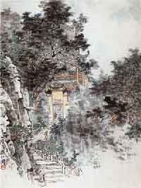 Китайская живопись. Рисунок на бумаге 21