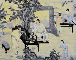 Китайская живопись. Рисунок на бумаге 23
